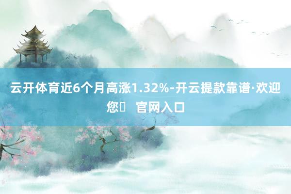 云开体育近6个月高涨1.32%-开云提款靠谱·欢迎您✅ 官网入口